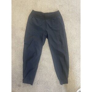 Patagonia Happy Hike Studio Pant Womens Small Black Jogger Pull On Pockets Pant